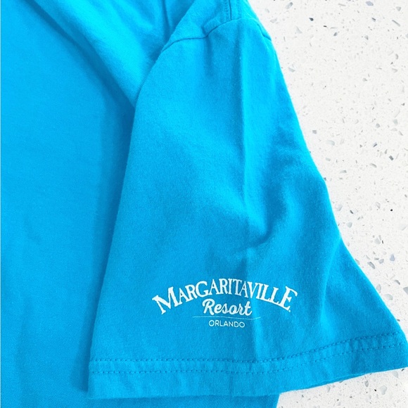 Margaritaville Resort Orlando Jimmy Buffet T-Shirt Men’s Medium Blue - Picture 4 of 6
